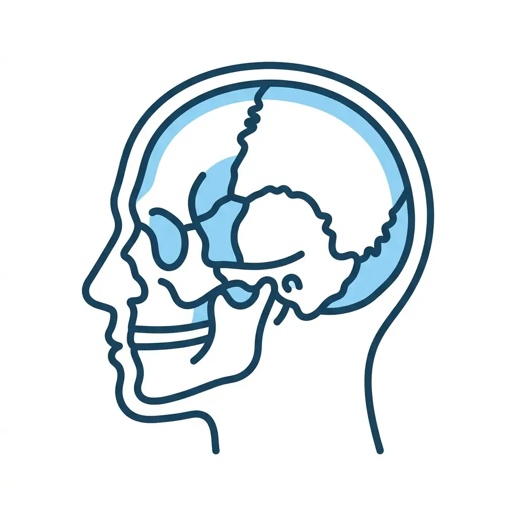 Craniofacial surgery icon